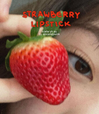 strawberry lipstick